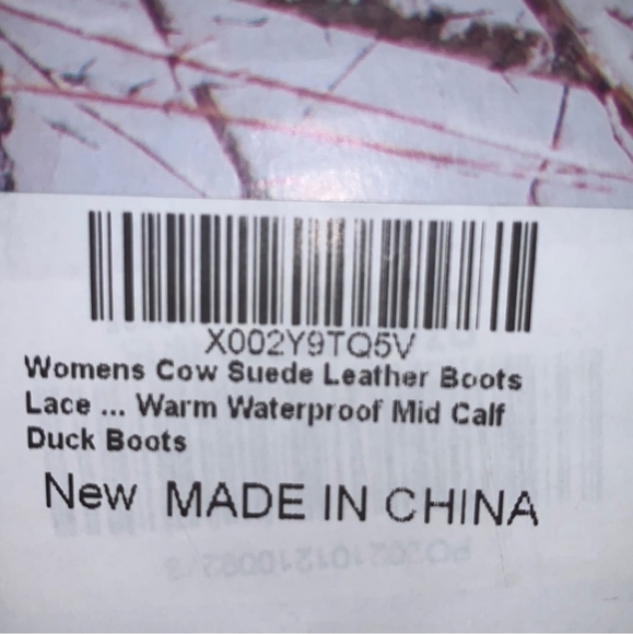 NIB 3M Thinsulate Winter Boots Fur Duck Boots Mid Calf - Picture 5 of 6